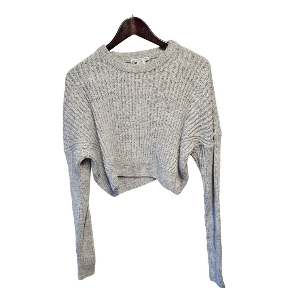 URBAN OUTFITTERS Sweater Cropped Ribbed Crew Neck‎ Sweater LARGE